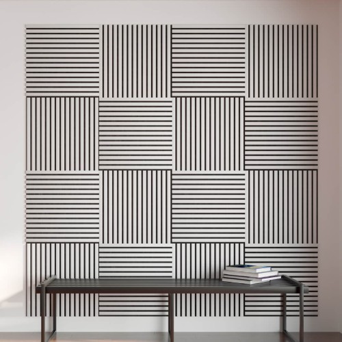 Панель стеновая акустическая МДФ Stella Trend De Luxe Black Lead