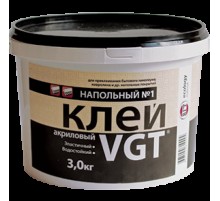 Клей ВГТ акриловый напольный №1 Эконом 3кг